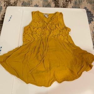 Arizona jean yellow dress top